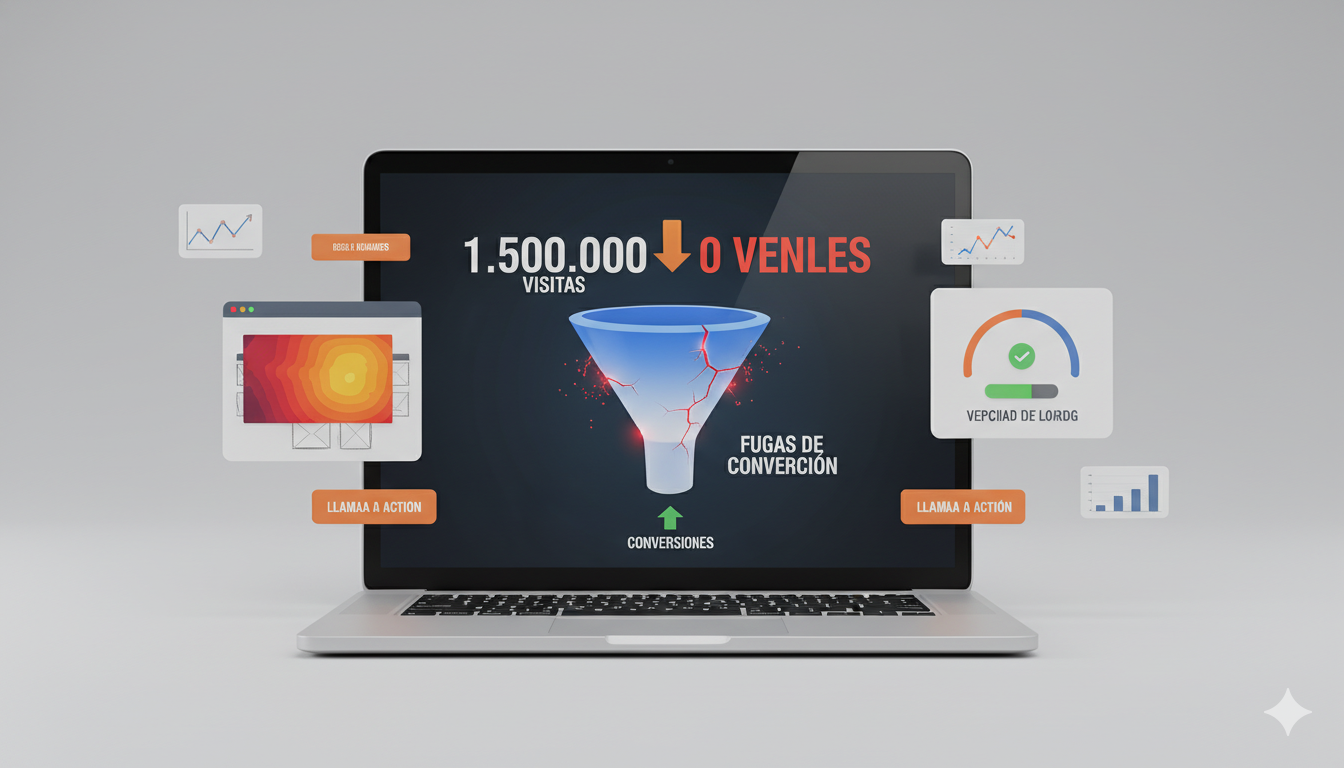 Por qué tu web no convierte aunque tenga visitas